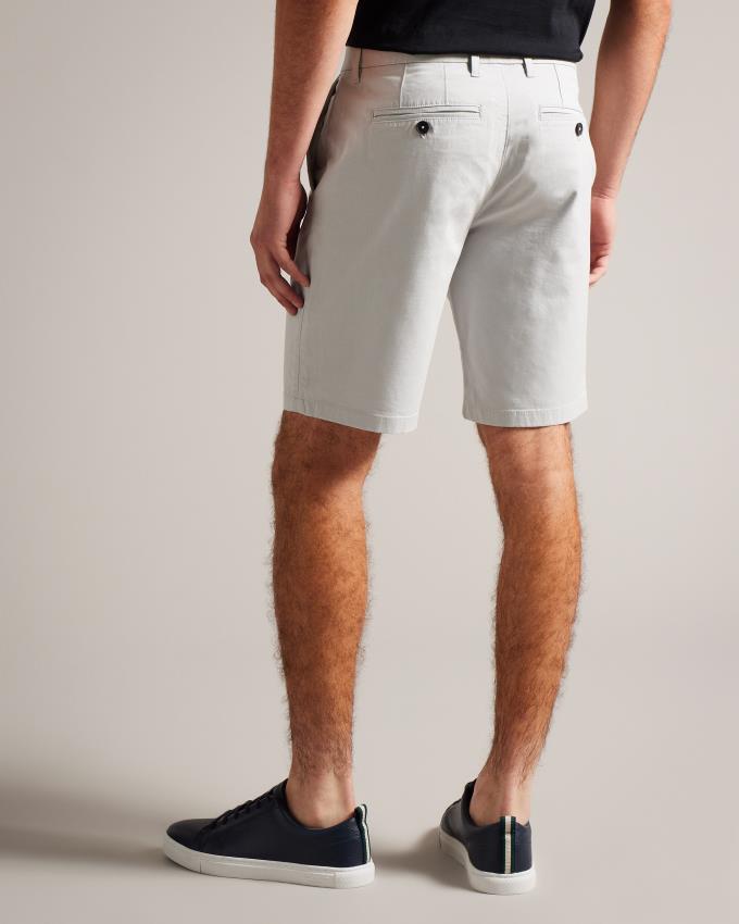 Short Ted Baker Chino Grise Clair Homme | ZAN-71556188